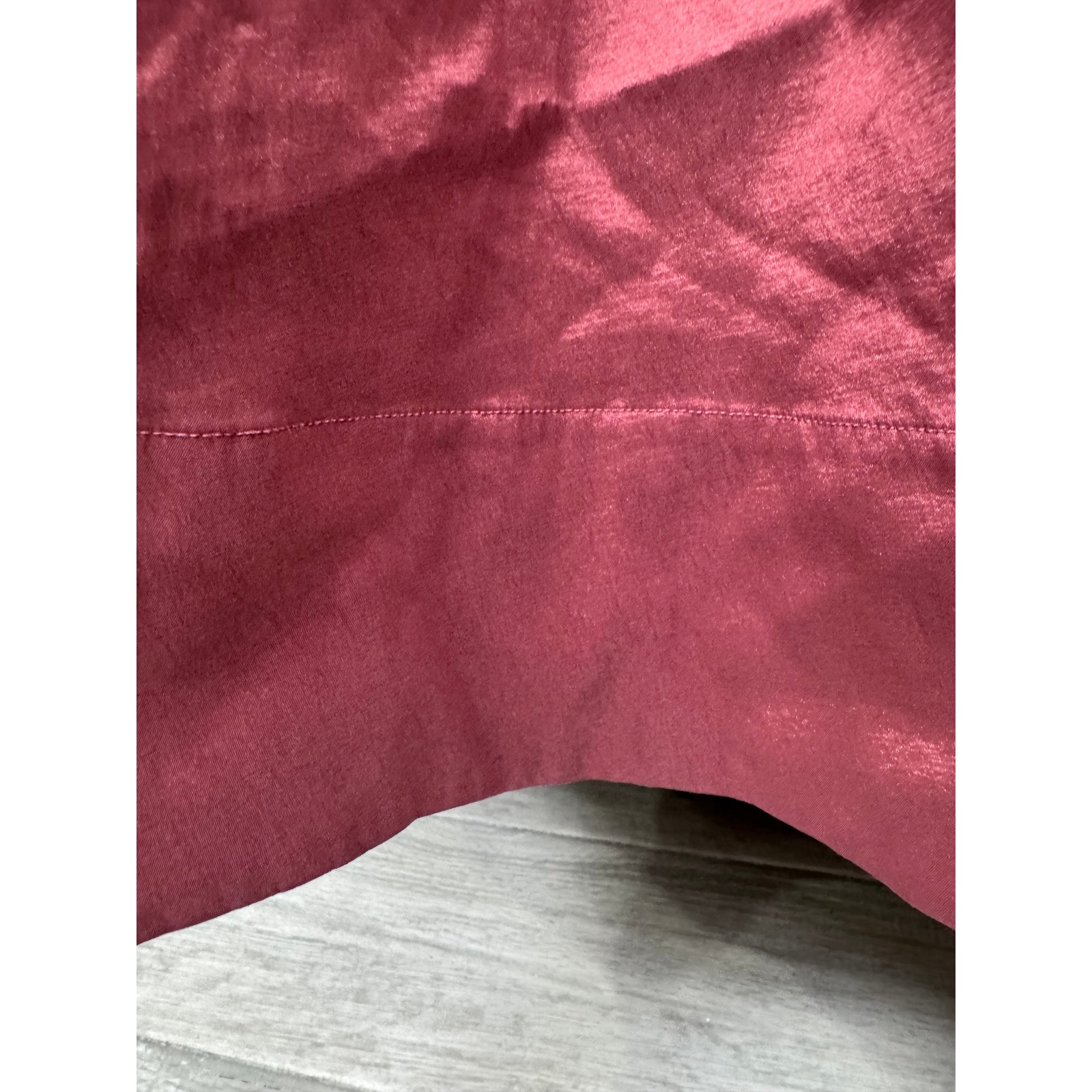 Strapless Burgundy Maxi Dress - Elegant Evening Gown — image 7 of 8